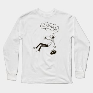 Greg screaming Long Sleeve T-Shirt